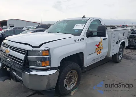 2015 Chevrolet Silverado 2500Hd Wt z USA, uszkodzony, nr VIN 1GC0CUEG9FZ524806